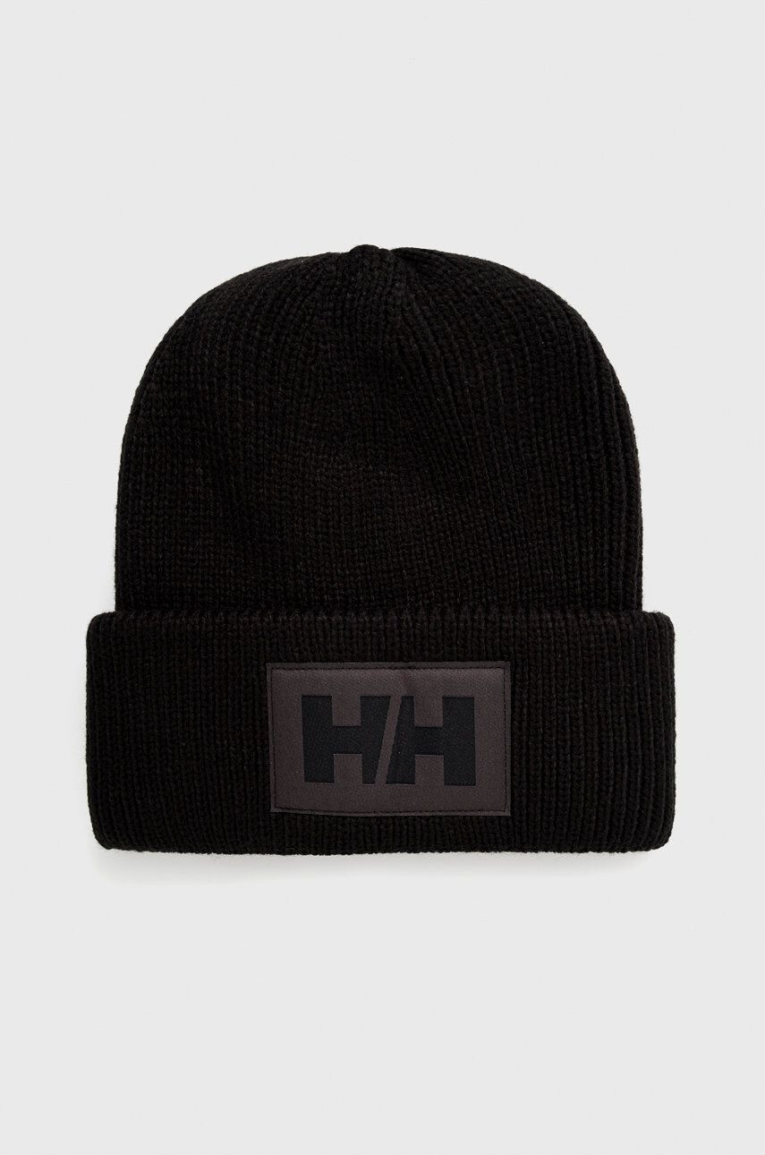 Helly Hansen Шапка HH BOX BEANIE в черно от плътен трикотаж 53648 - Pepit.bg