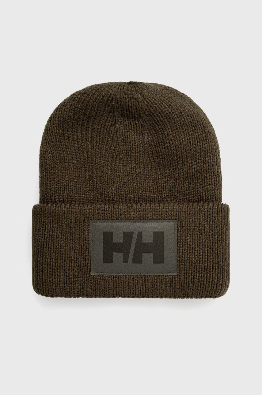 Helly Hansen Шапка в зелено от плътен трикотаж - Pepit.bg