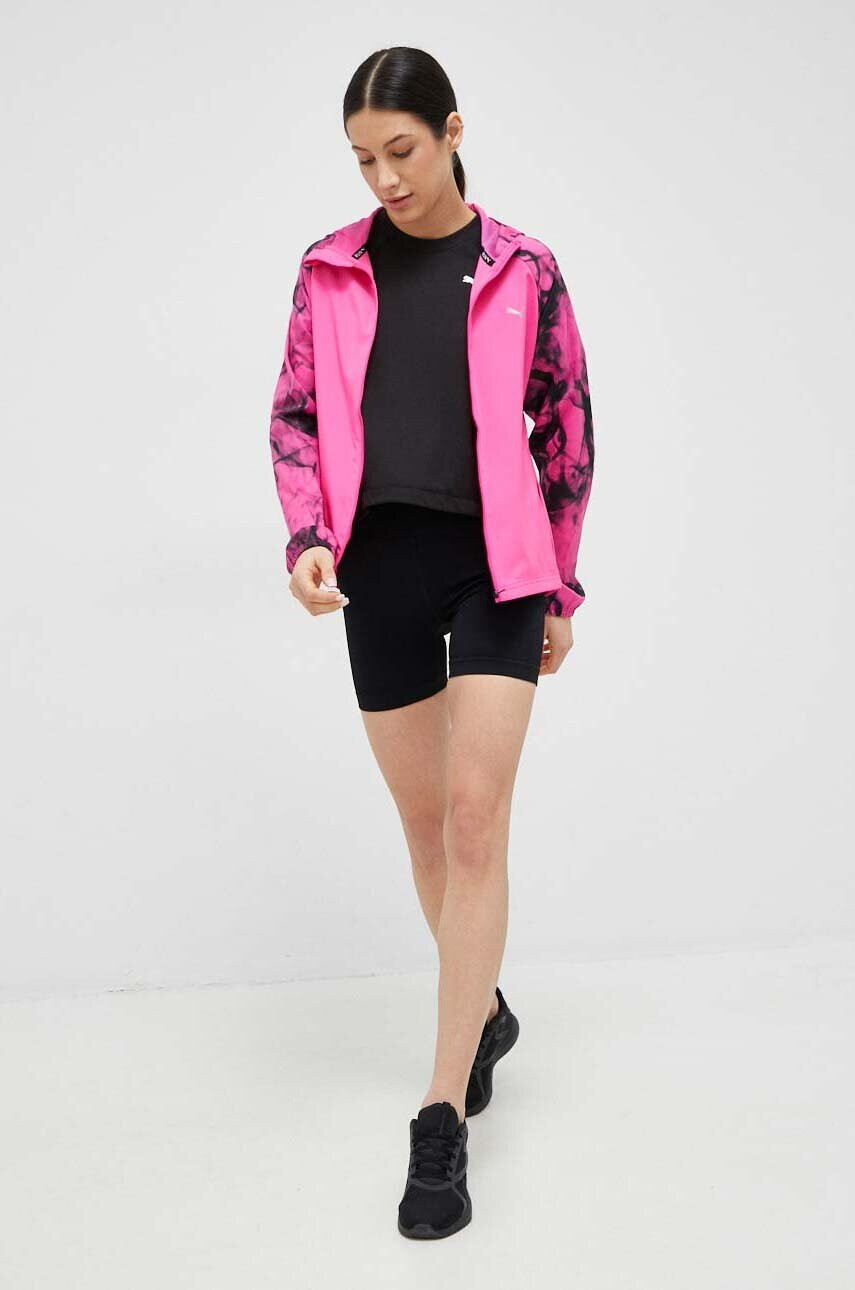 Helly Hansen Спортен къс панталон Allure в черно с изчистен дизайн с висока талия - Pepit.bg