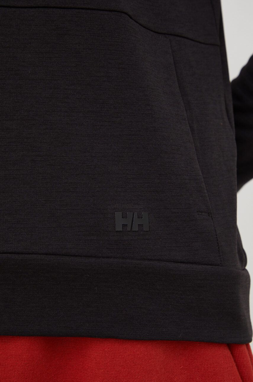 Helly Hansen Спортен суичър Lifa Tech в черно с качулка с изчистен дизайн - Pepit.bg