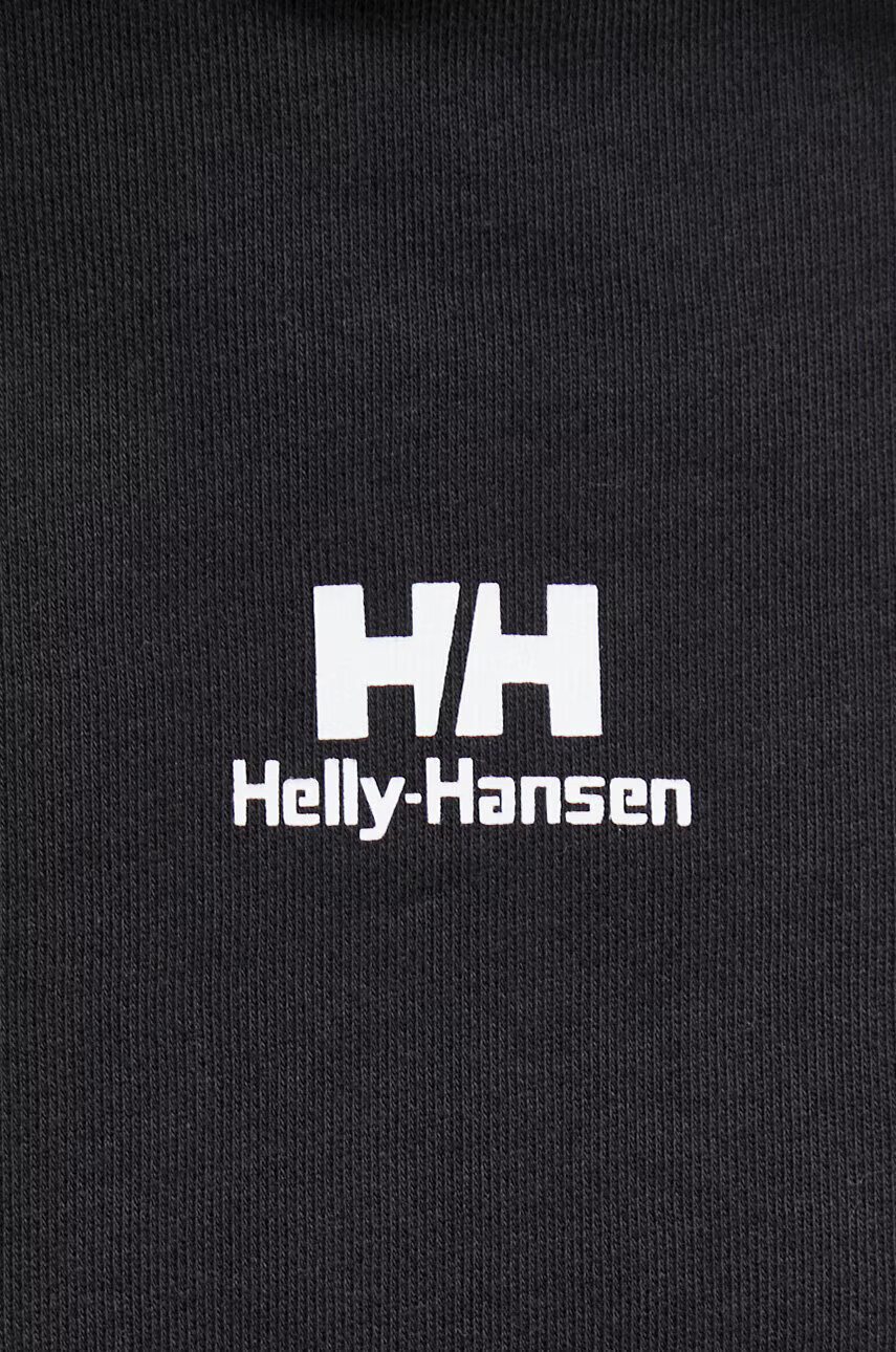 Helly Hansen Суичър в черно с качулка с изчистен дизайн - Pepit.bg