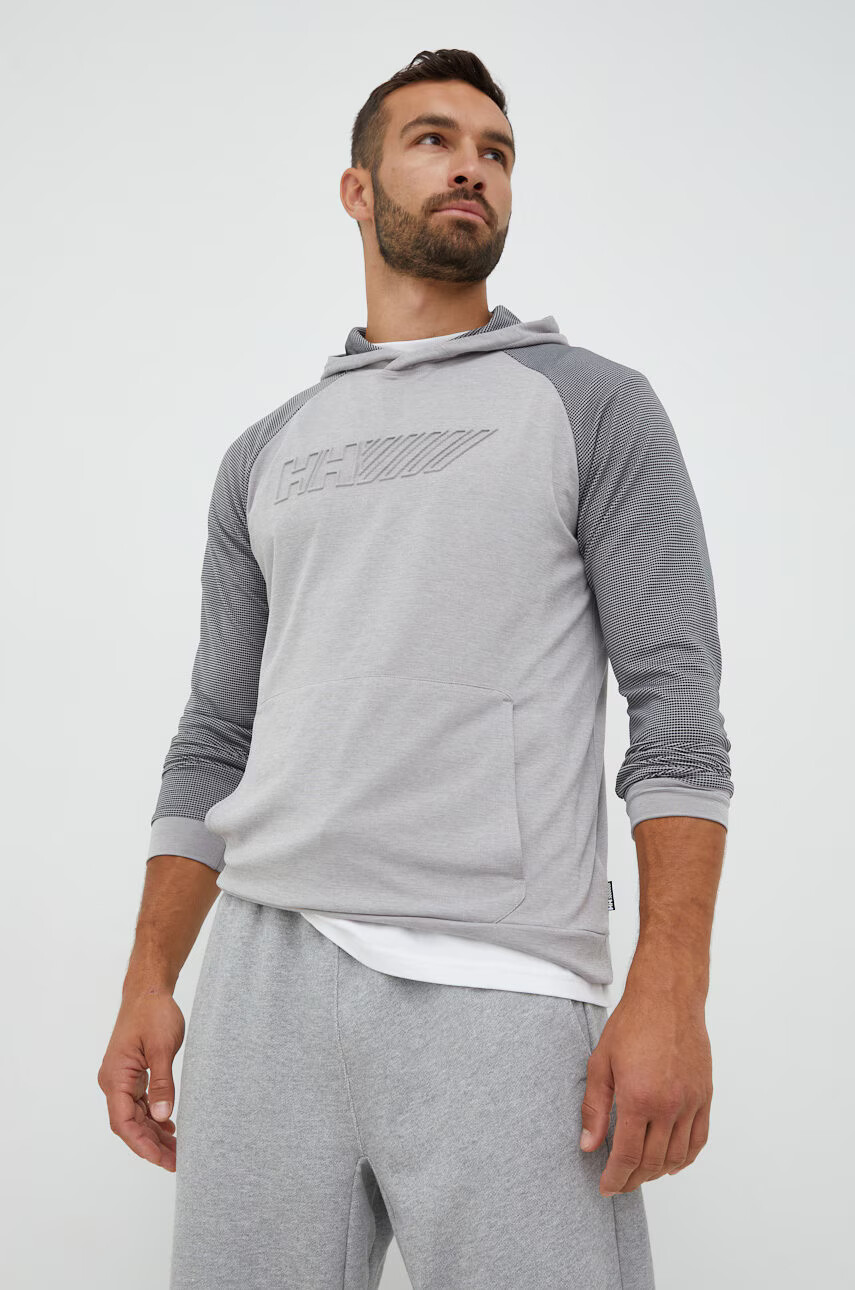 Helly Hansen Суичър в сиво с качулка с десен - Pepit.bg