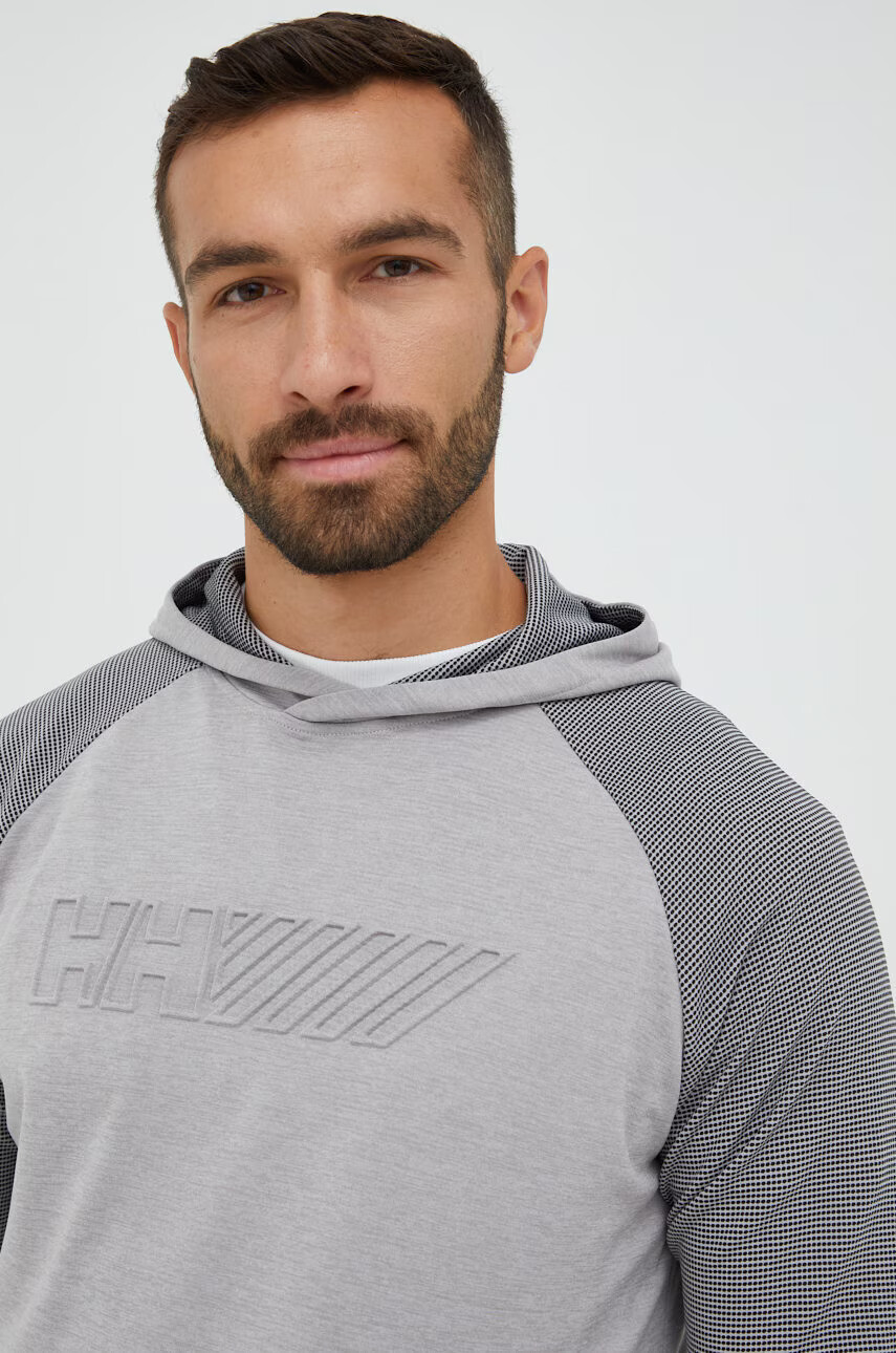 Helly Hansen Суичър в сиво с качулка с десен - Pepit.bg
