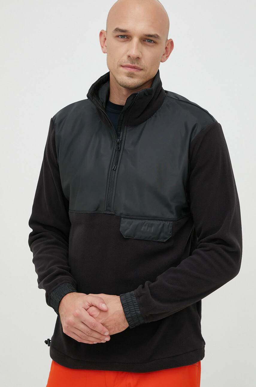 Helly Hansen Суичър в черно с изчистен дизайн - Pepit.bg