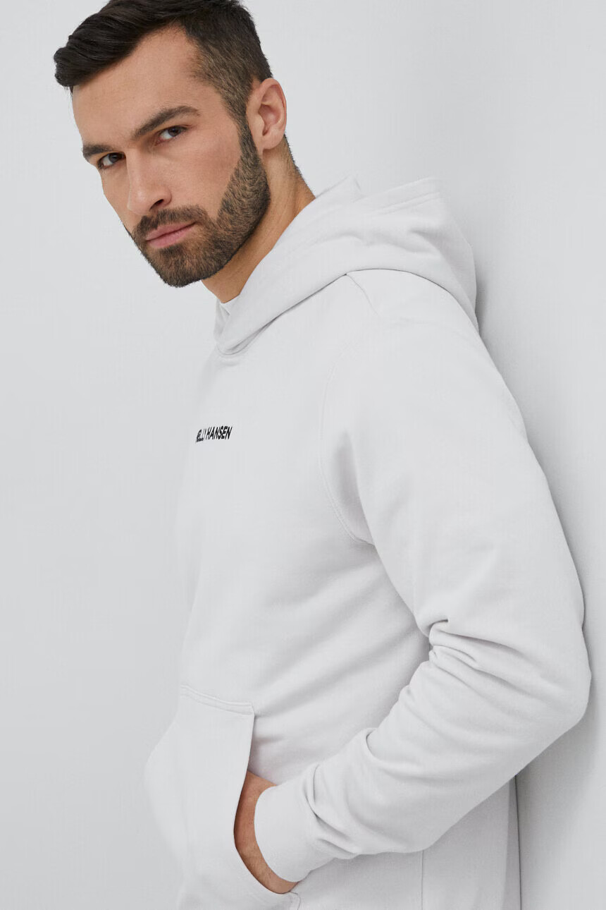 Helly Hansen Суичър в сиво с качулка с апликация - Pepit.bg