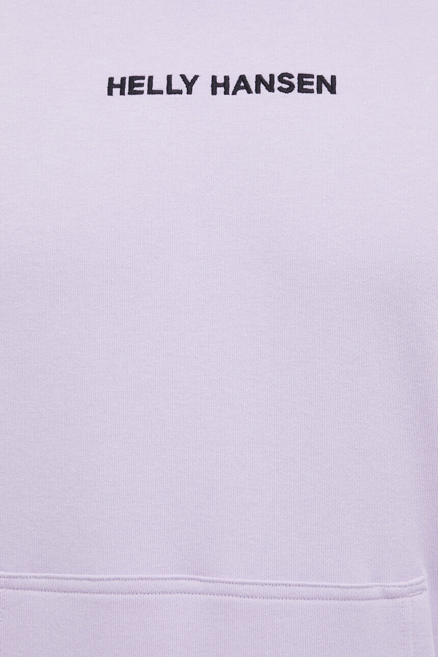Helly Hansen Суичър в лилаво с качулка с апликация - Pepit.bg