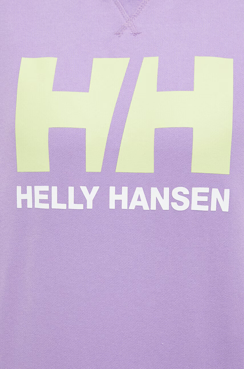 Helly Hansen Суичър в лилаво с принт - Pepit.bg
