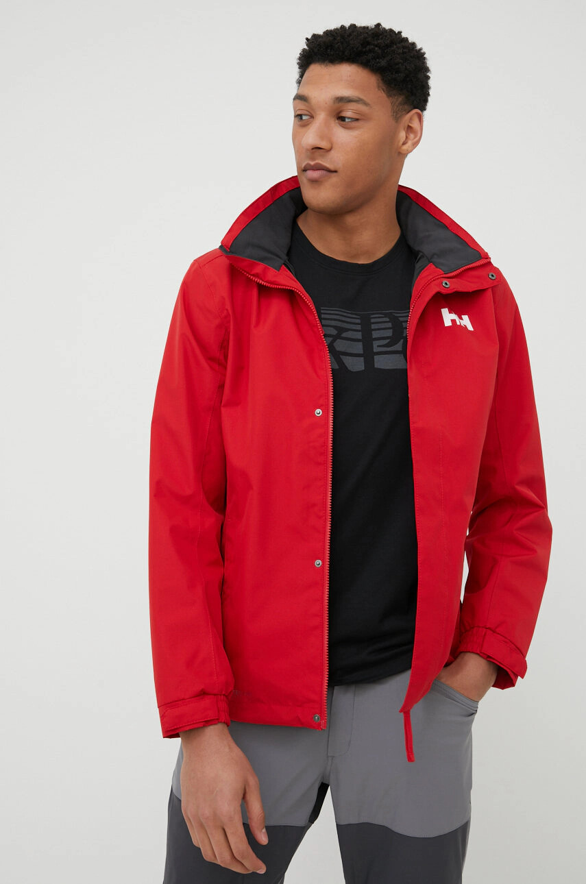 Helly Hansen Яке за спортове на открито Dubliner в червено с gore-tex - Pepit.bg