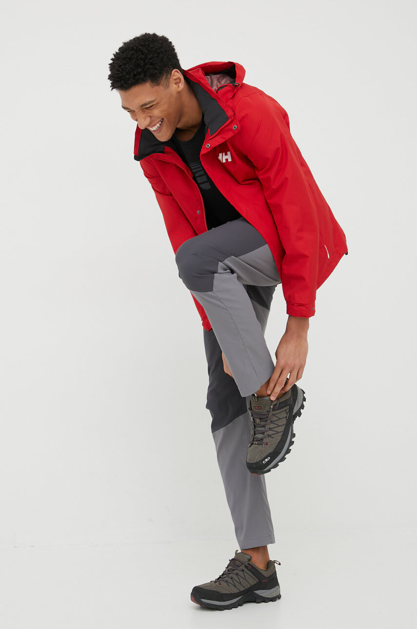 Helly Hansen Яке за спортове на открито Dubliner в червено с gore-tex - Pepit.bg