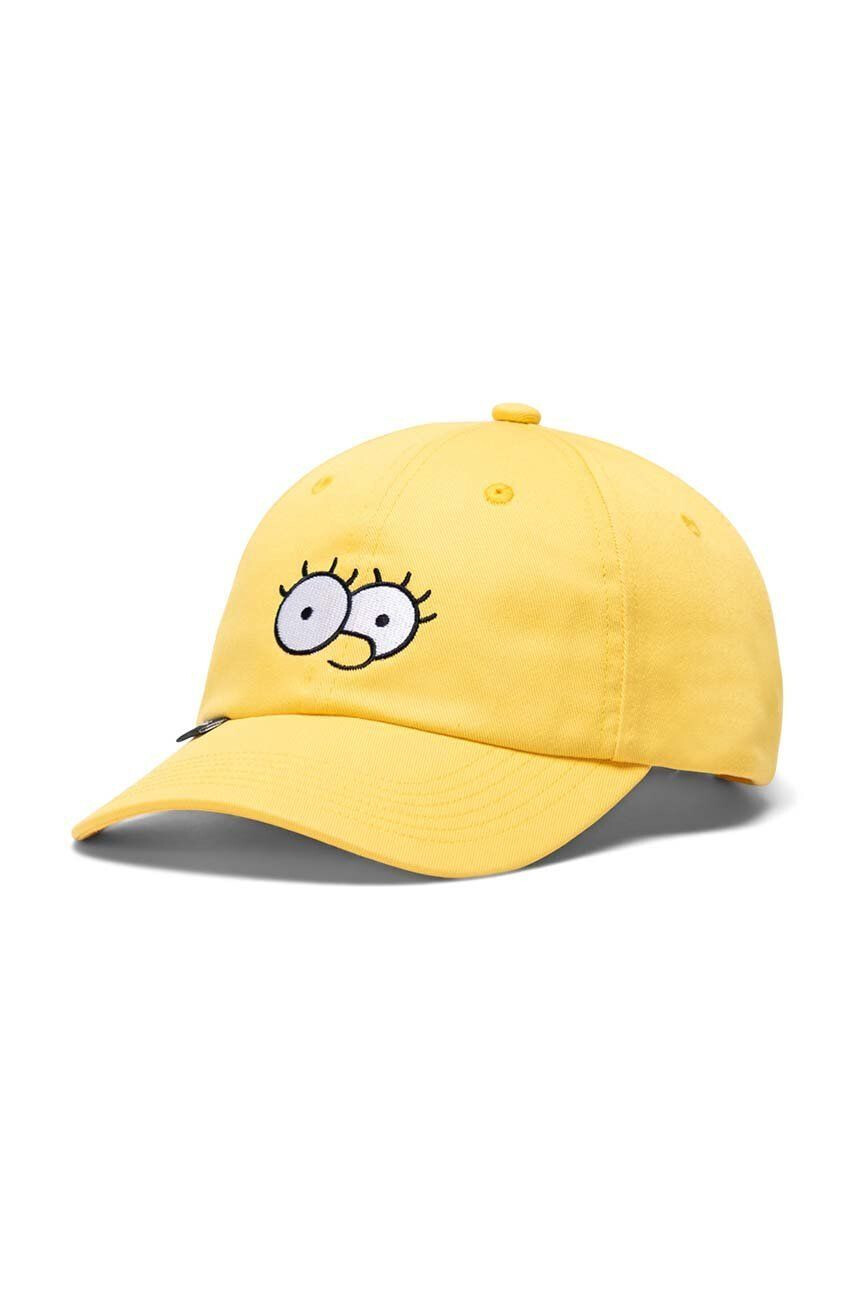 Herschel Памучна шапка X The Simpsons в жълто с апликация - Pepit.bg