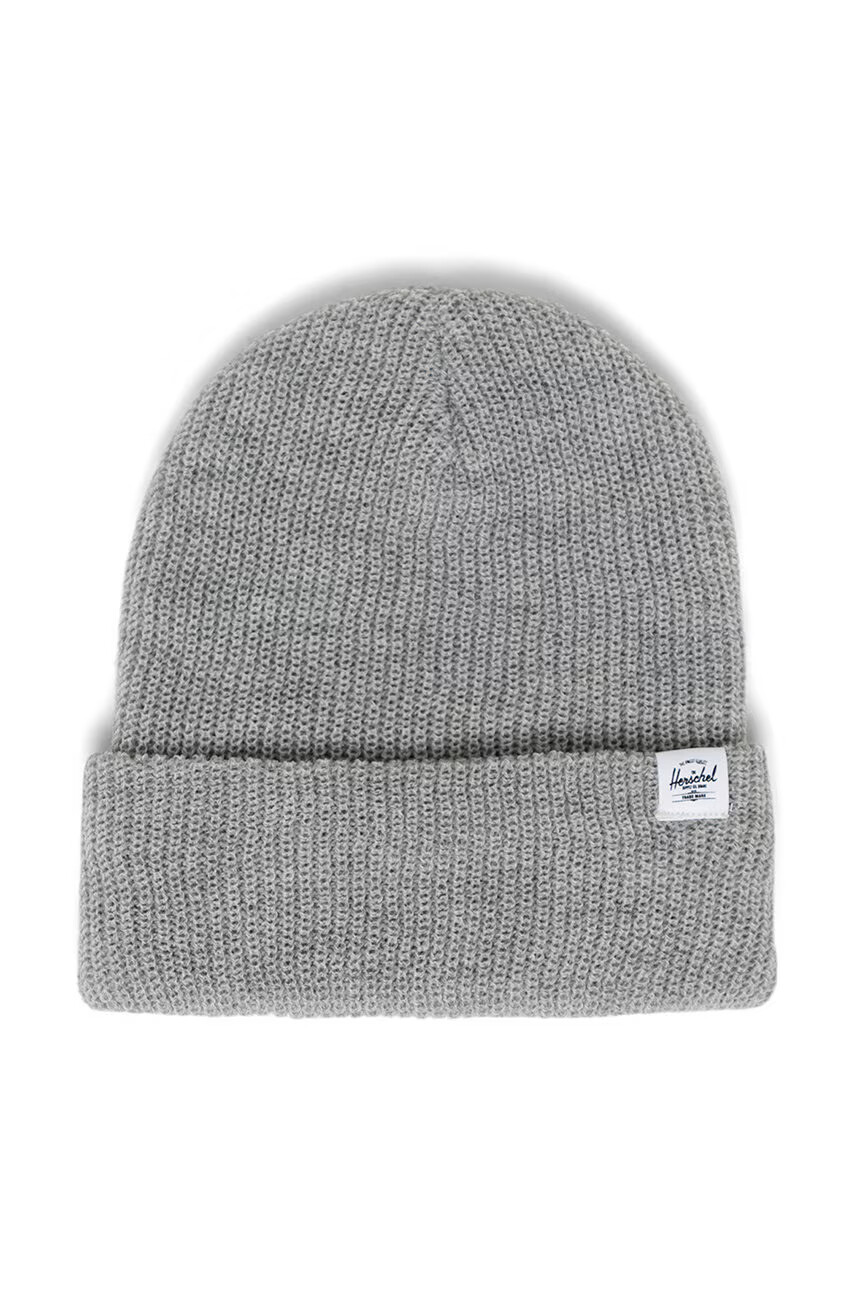 Herschel Шапка в сиво с фина плетка - Pepit.bg