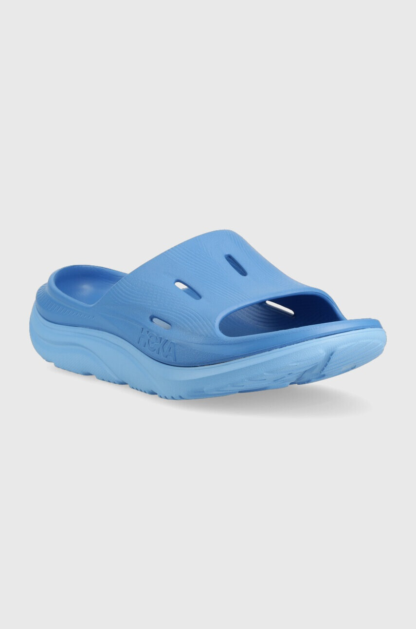 Hoka Чехли ORA Recovery Slide 3 в синьо - Pepit.bg