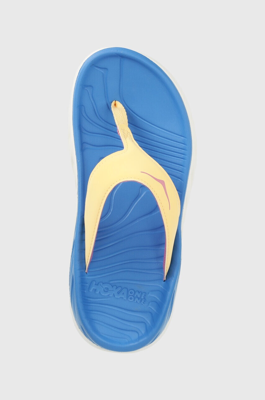 Hoka Джапанки Ora Recovery Flip в бежово с платформа - Pepit.bg