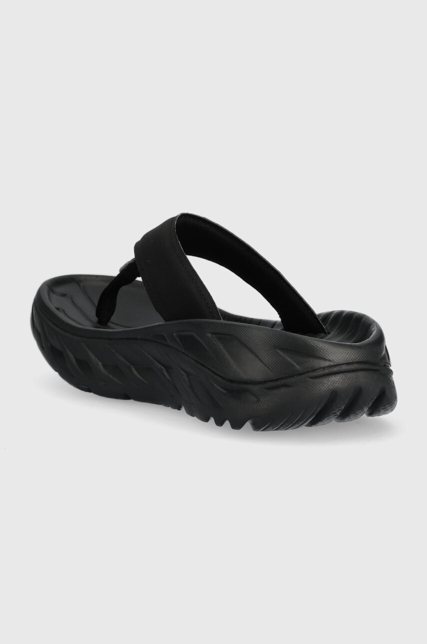 Hoka Джапанки Ora Recovery Flip в черно с платформа - Pepit.bg