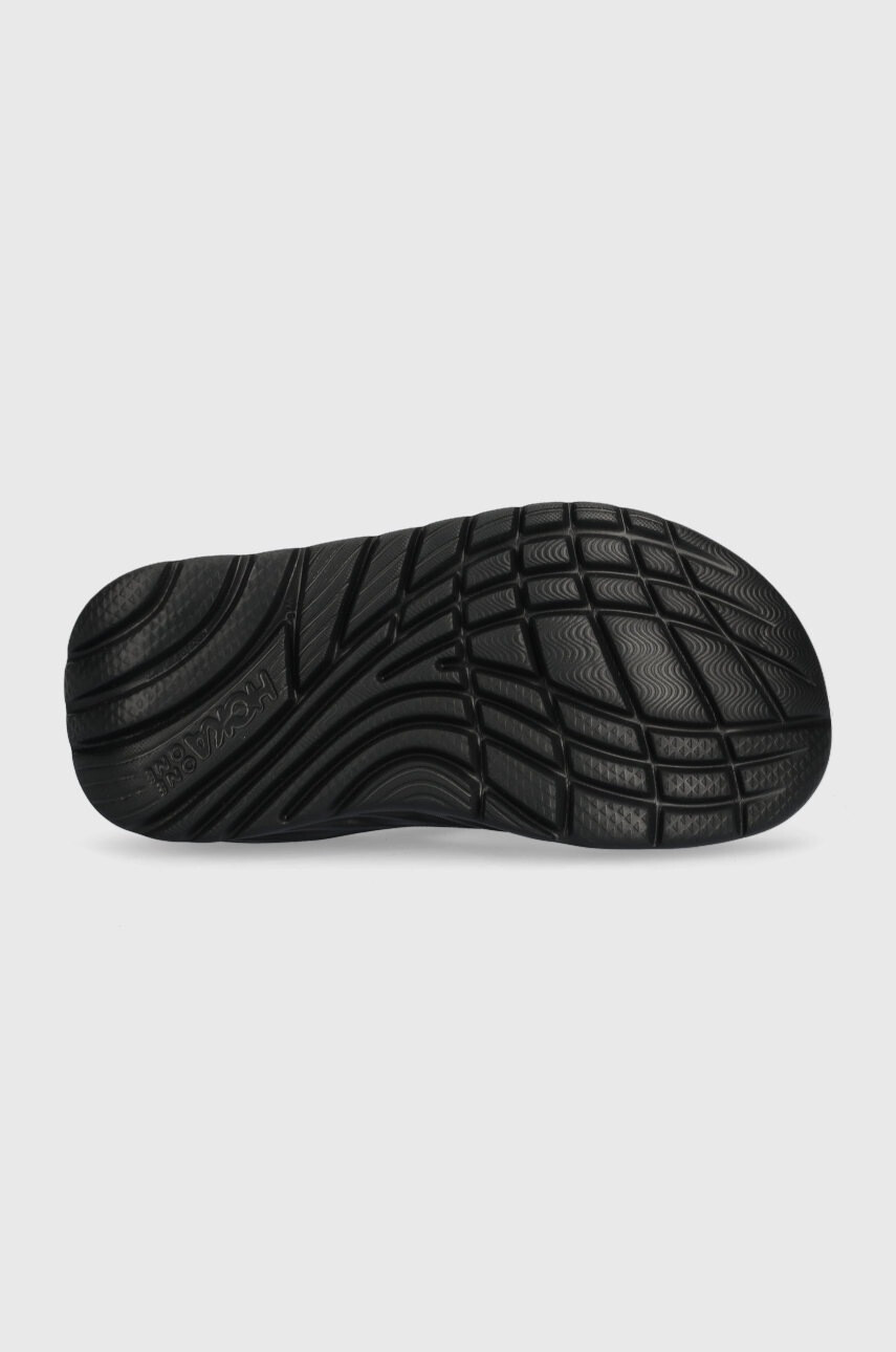 Hoka Джапанки Ora Recovery Flip в черно с платформа - Pepit.bg