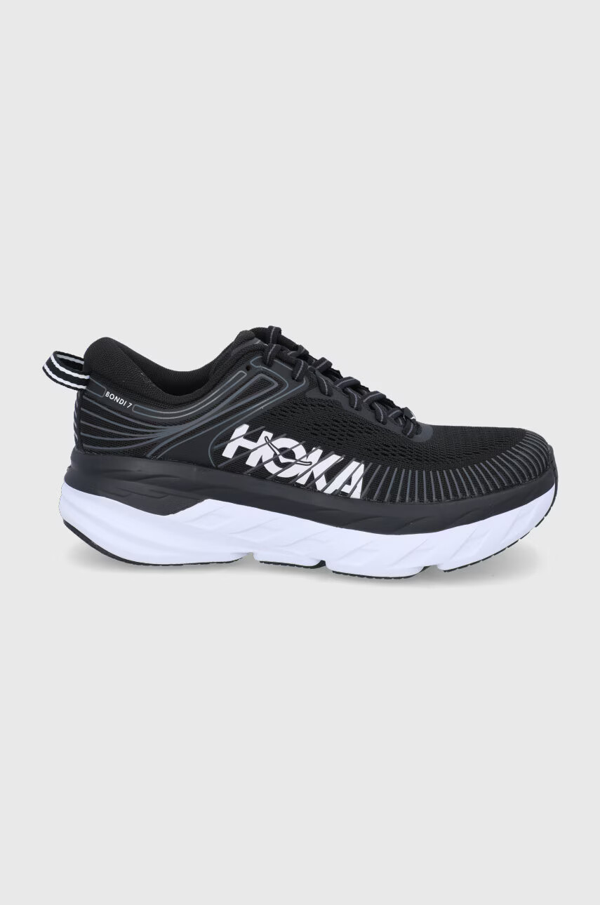 Hoka Обувки Bondi 7 в черно с равна подметка 1110519 - Pepit.bg