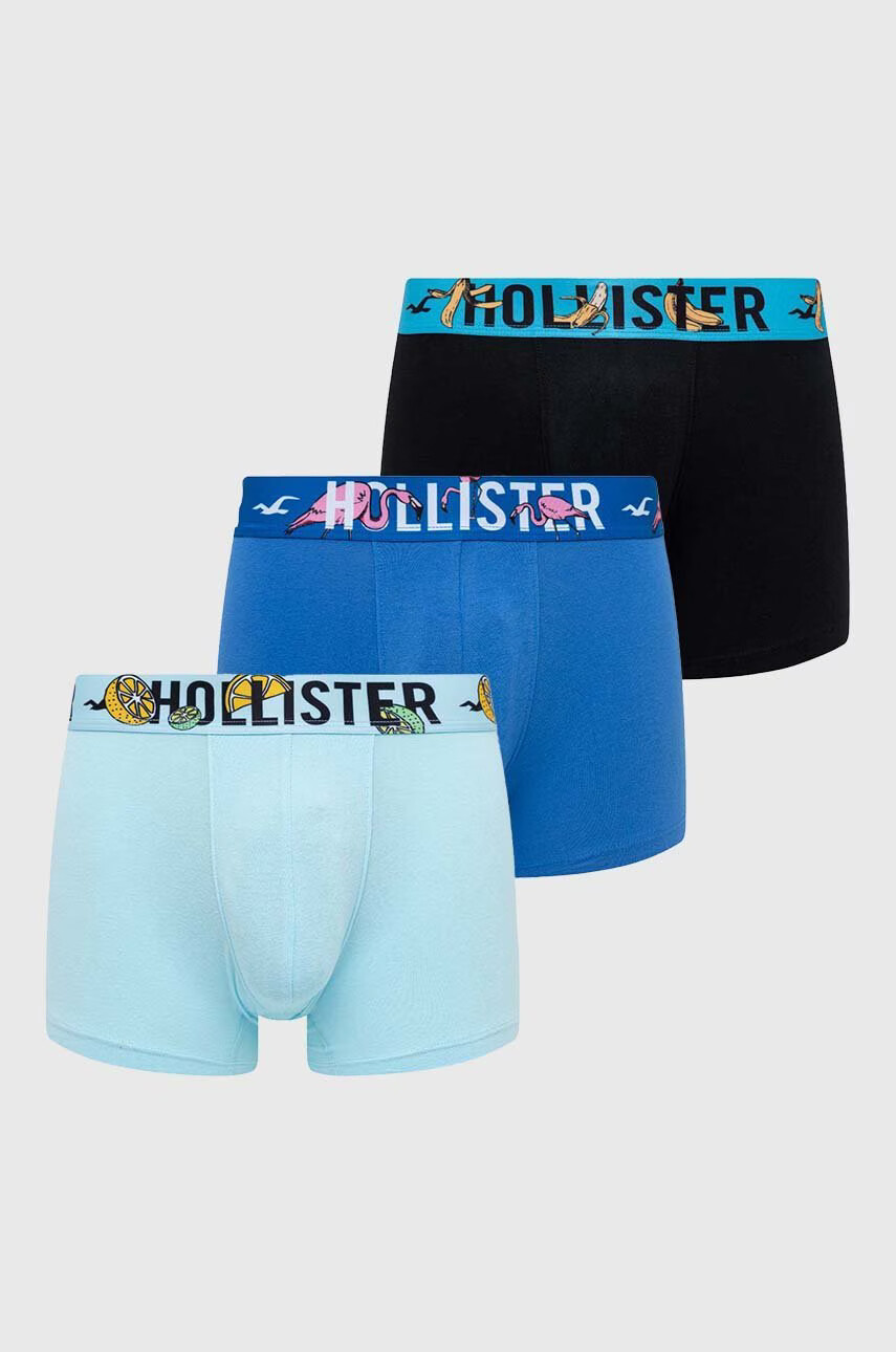 Hollister Co. Боксерки (3 броя) в червено - Pepit.bg