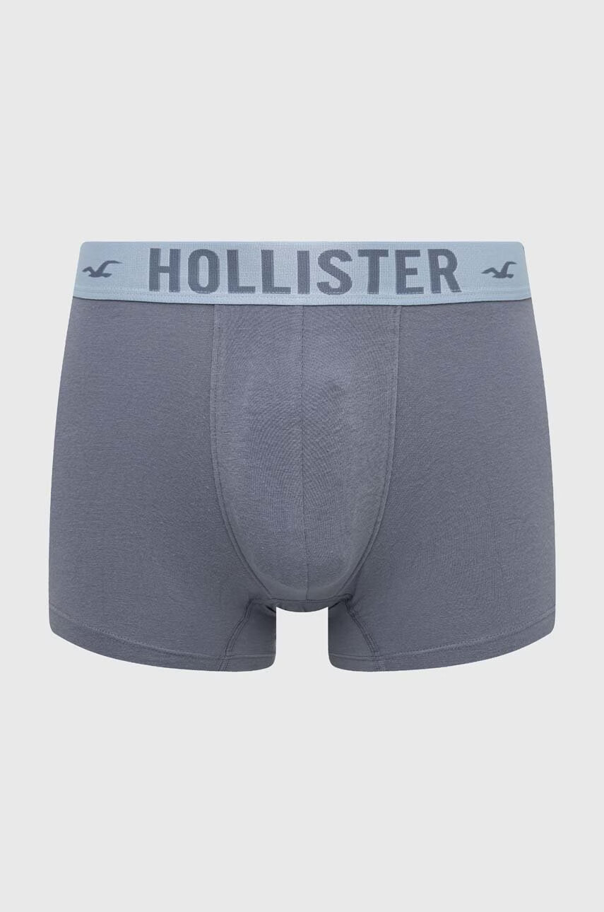 Hollister Co. Боксерки (5 броя) в синьо - Pepit.bg