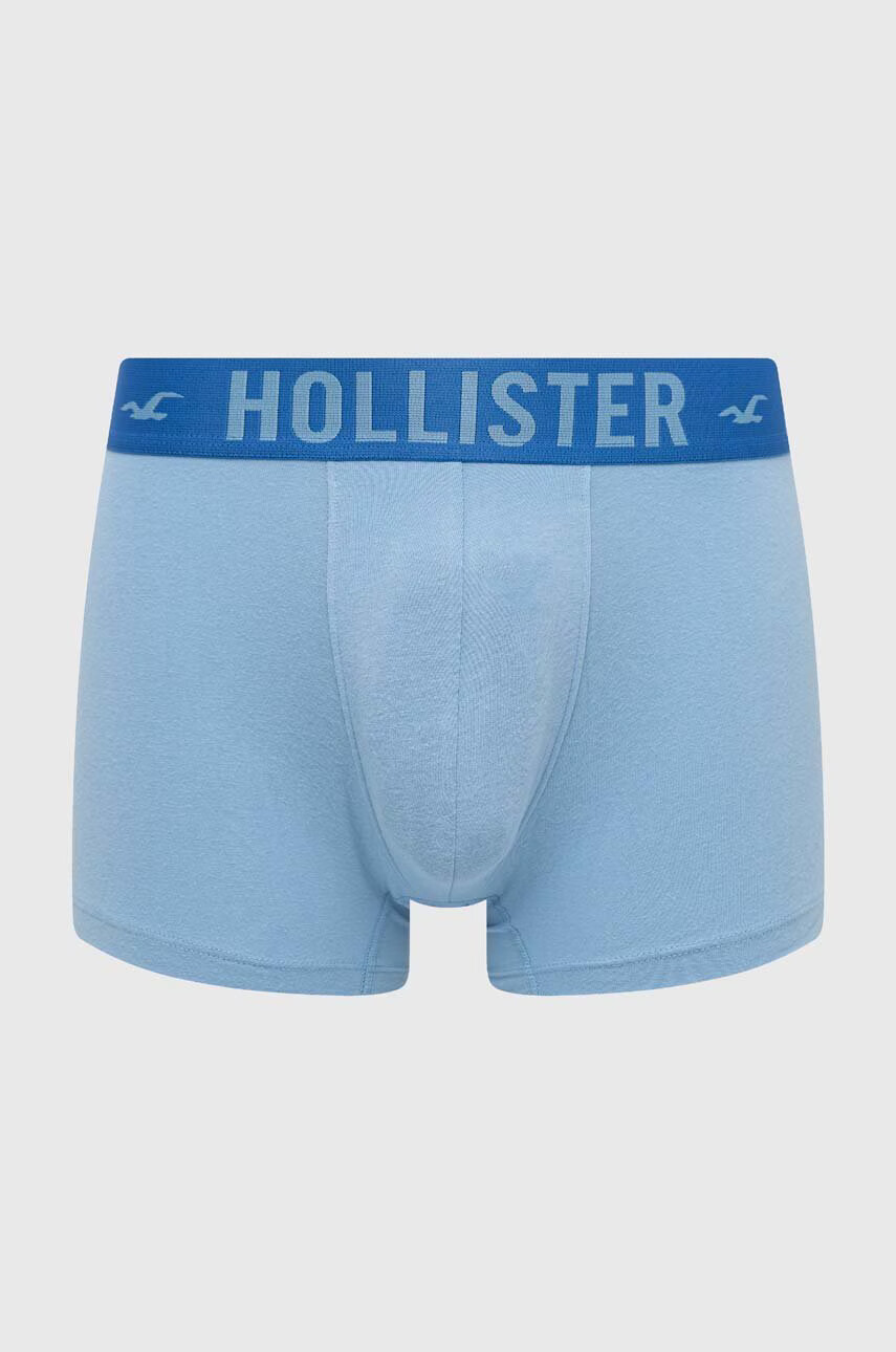 Hollister Co. Боксерки (5 броя) в синьо - Pepit.bg
