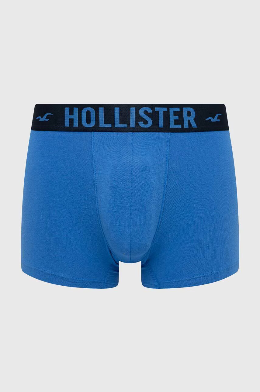 Hollister Co. Боксерки (5 броя) в синьо - Pepit.bg