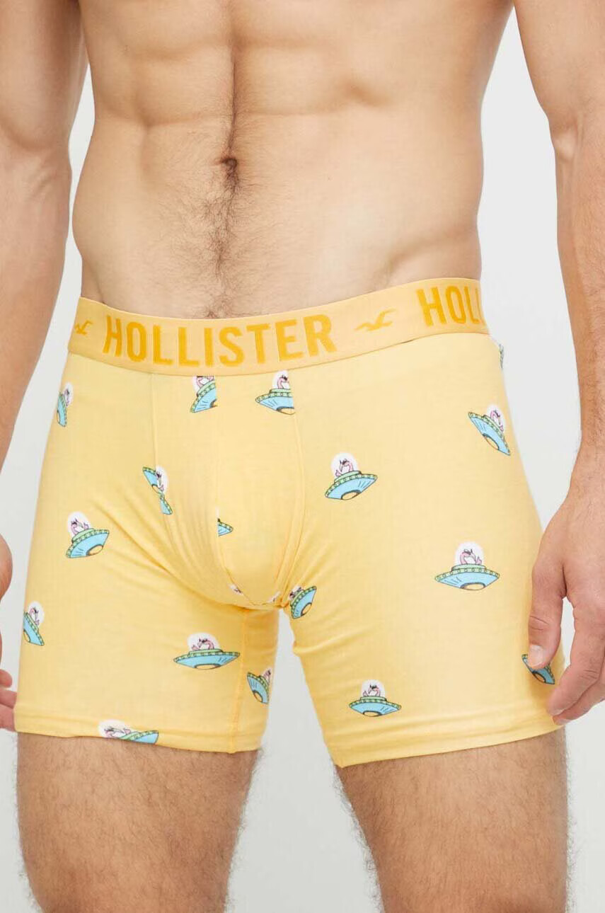 Hollister Co. Боксерки (5 броя) в жълто - Pepit.bg