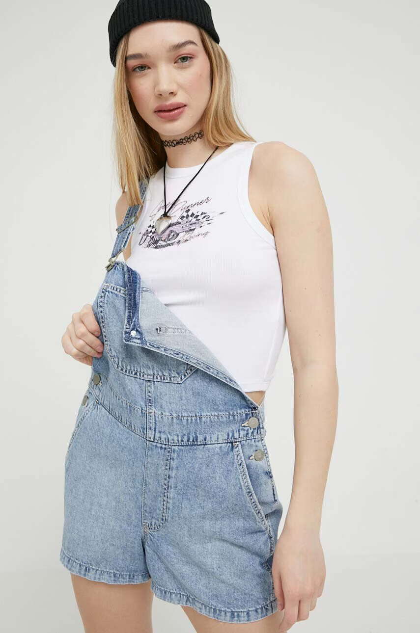 Hollister Co. Дънков гащеризон в - Pepit.bg