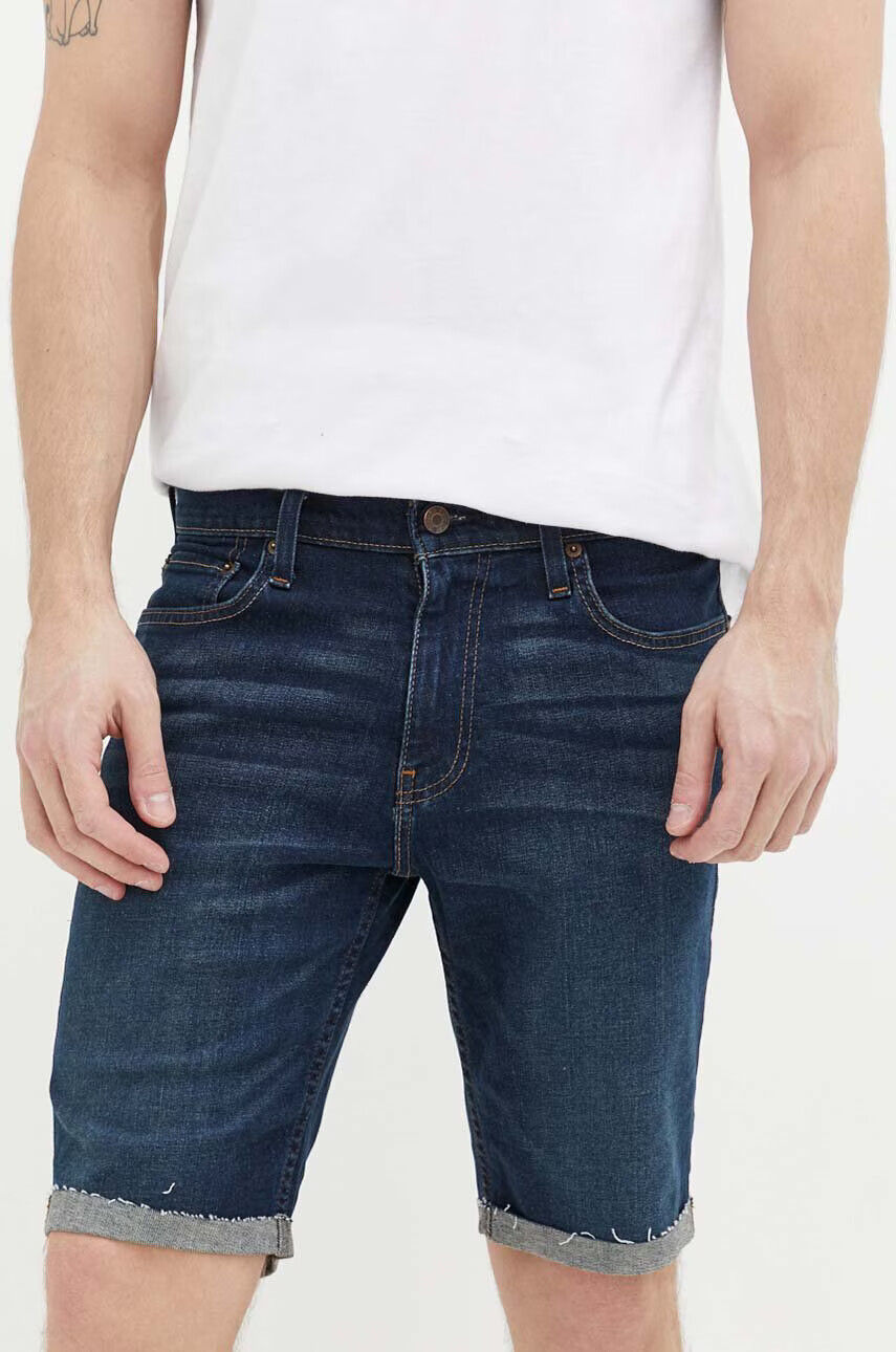 Hollister Co. Дънкови къси панталони в тъмносиньо - Pepit.bg