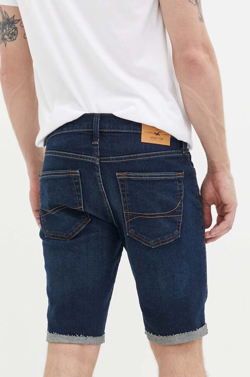 Hollister Co. Дънкови къси панталони в тъмносиньо - Pepit.bg