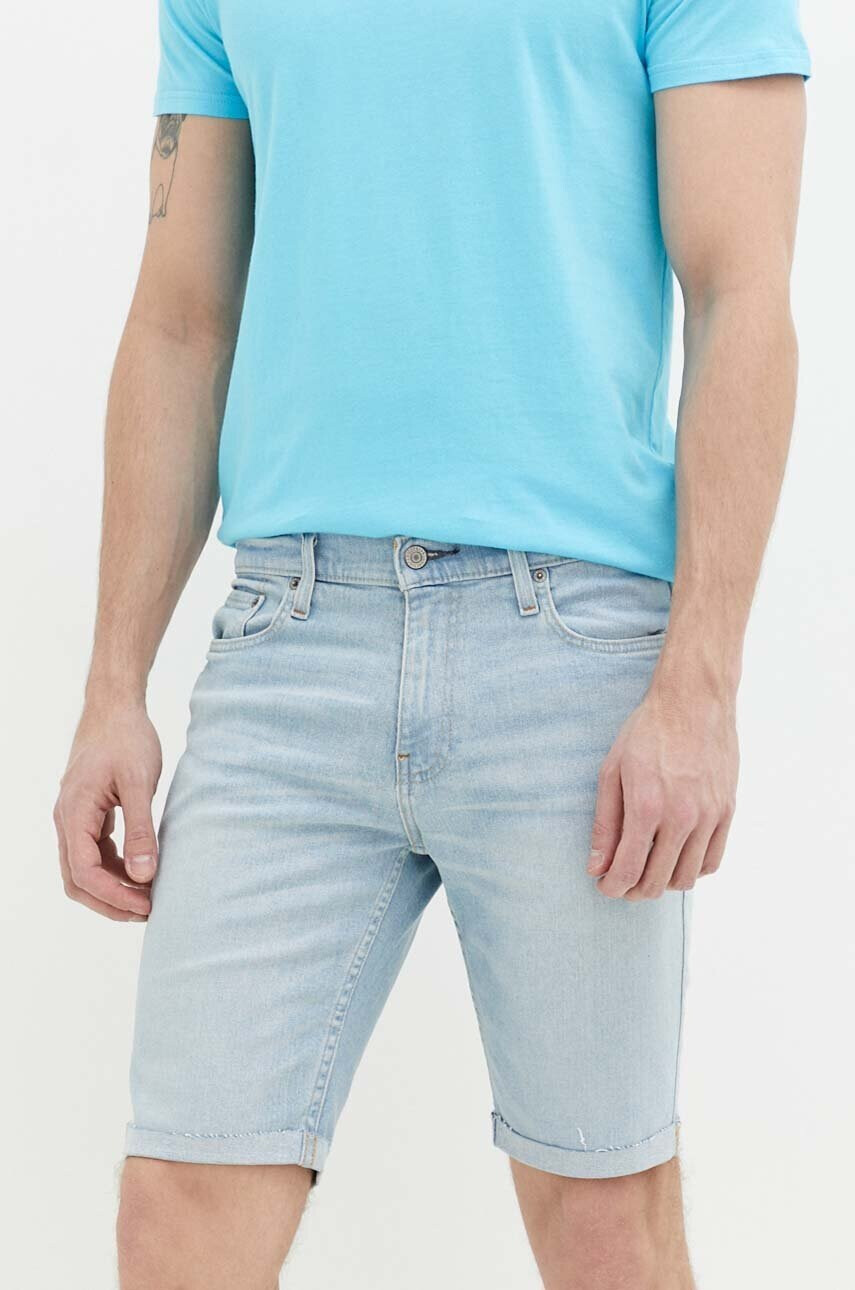 Hollister Co. Дънкови къси панталони в синьо - Pepit.bg