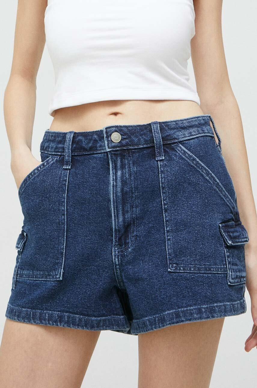 Hollister Co. Дънкови къси панталони в тъмносиньо - Pepit.bg