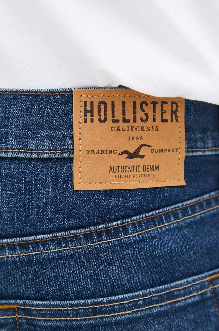 Hollister Co. Дънкови къси панталони в тъмносиньо - Pepit.bg