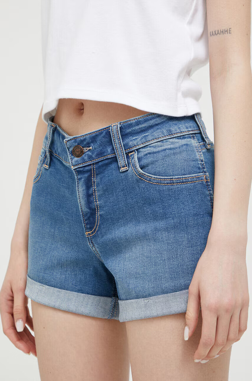 Hollister Co. Дънкови къси панталони в синьо - Pepit.bg