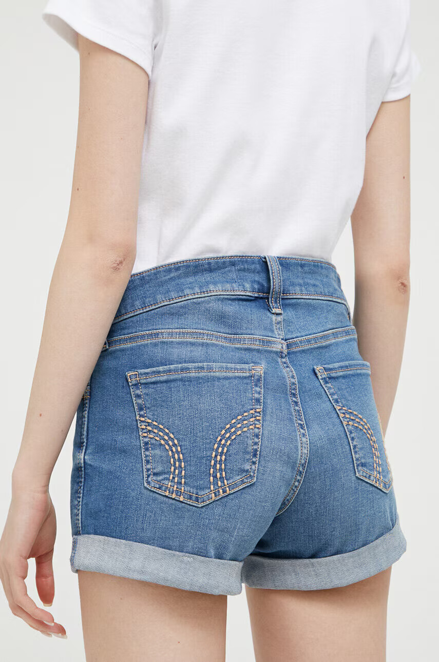 Hollister Co. Дънкови къси панталони в синьо - Pepit.bg