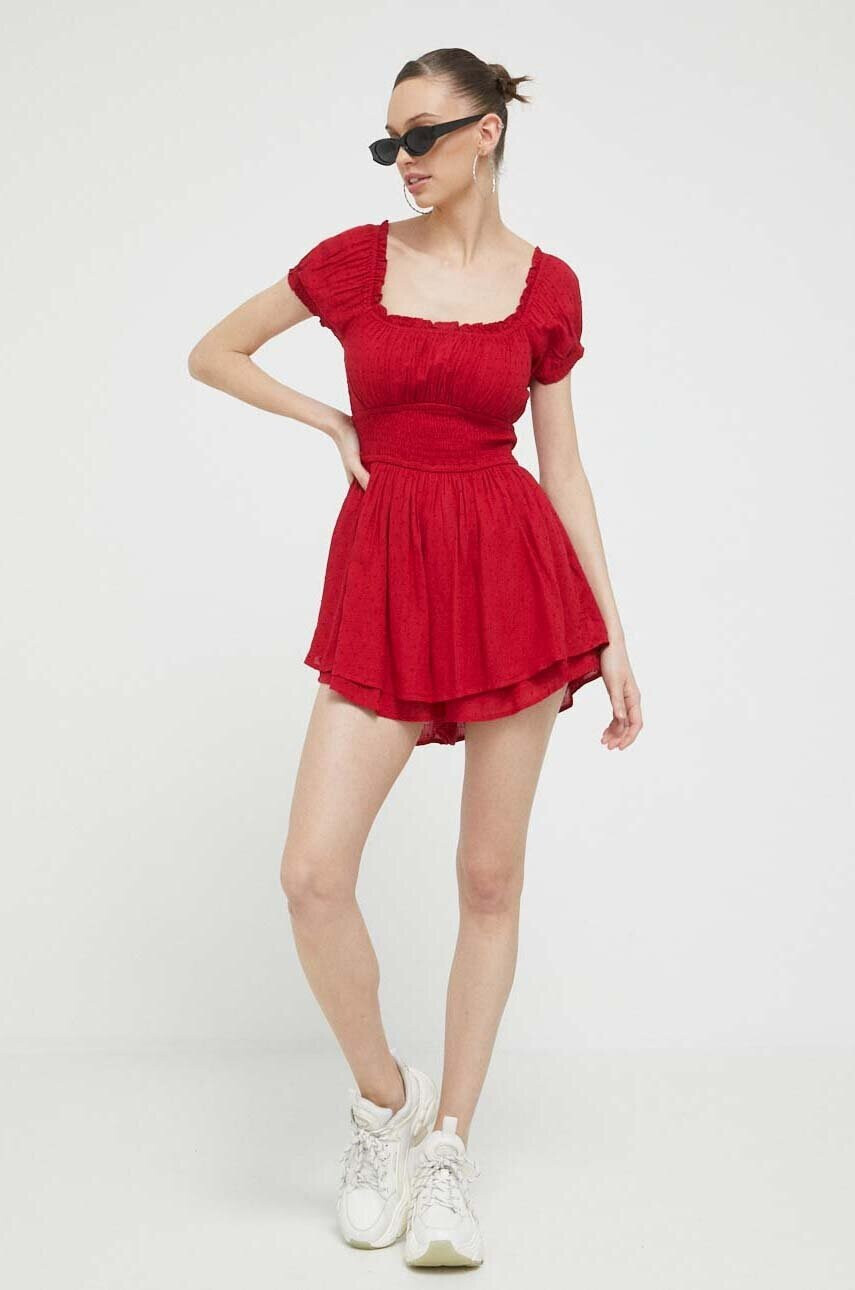 Hollister Co. Гащеризон в червено - Pepit.bg