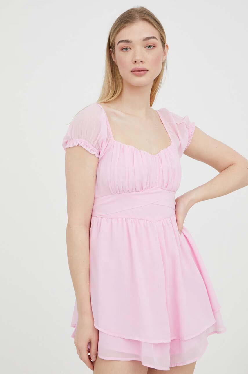 Hollister Co. Гащеризон в розово - Pepit.bg