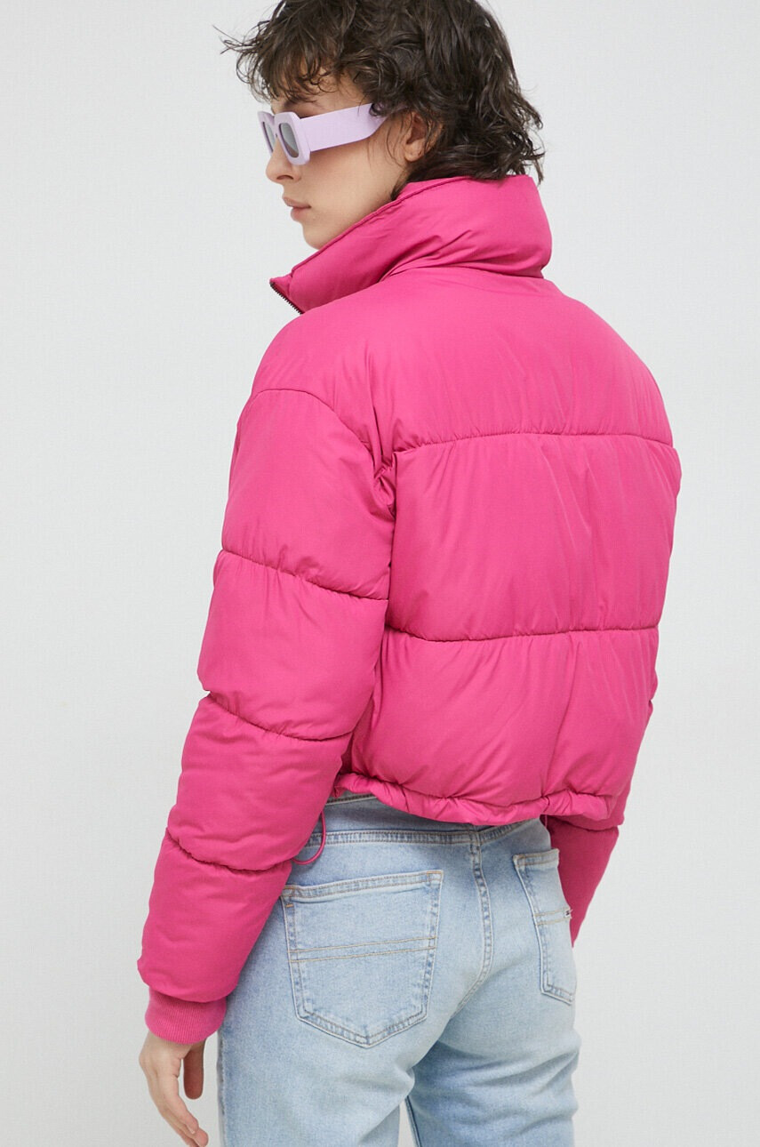 Hollister Co. Яке в розово със зимна изолация - Pepit.bg