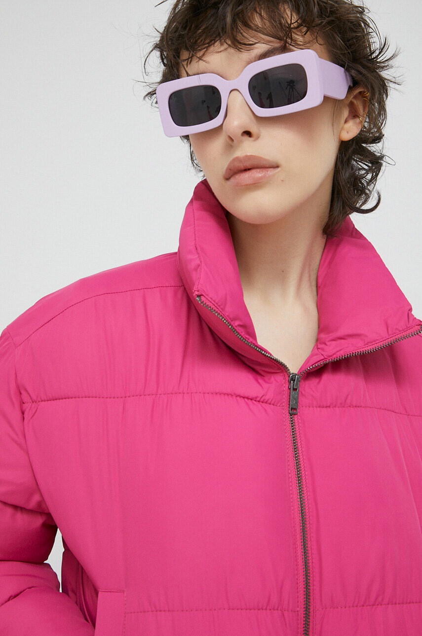 Hollister Co. Яке в розово със зимна изолация - Pepit.bg