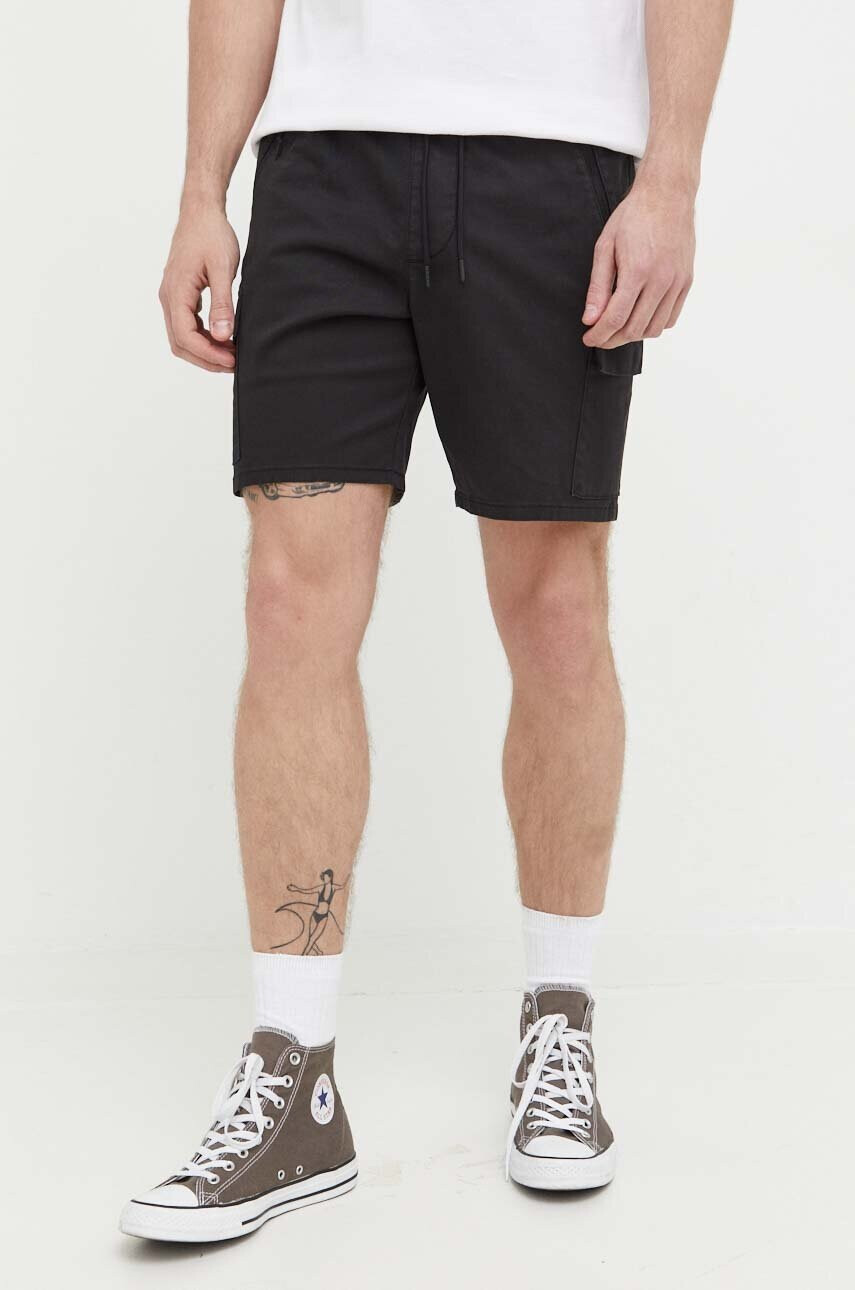 Hollister Co. Къс панталон в черно - Pepit.bg