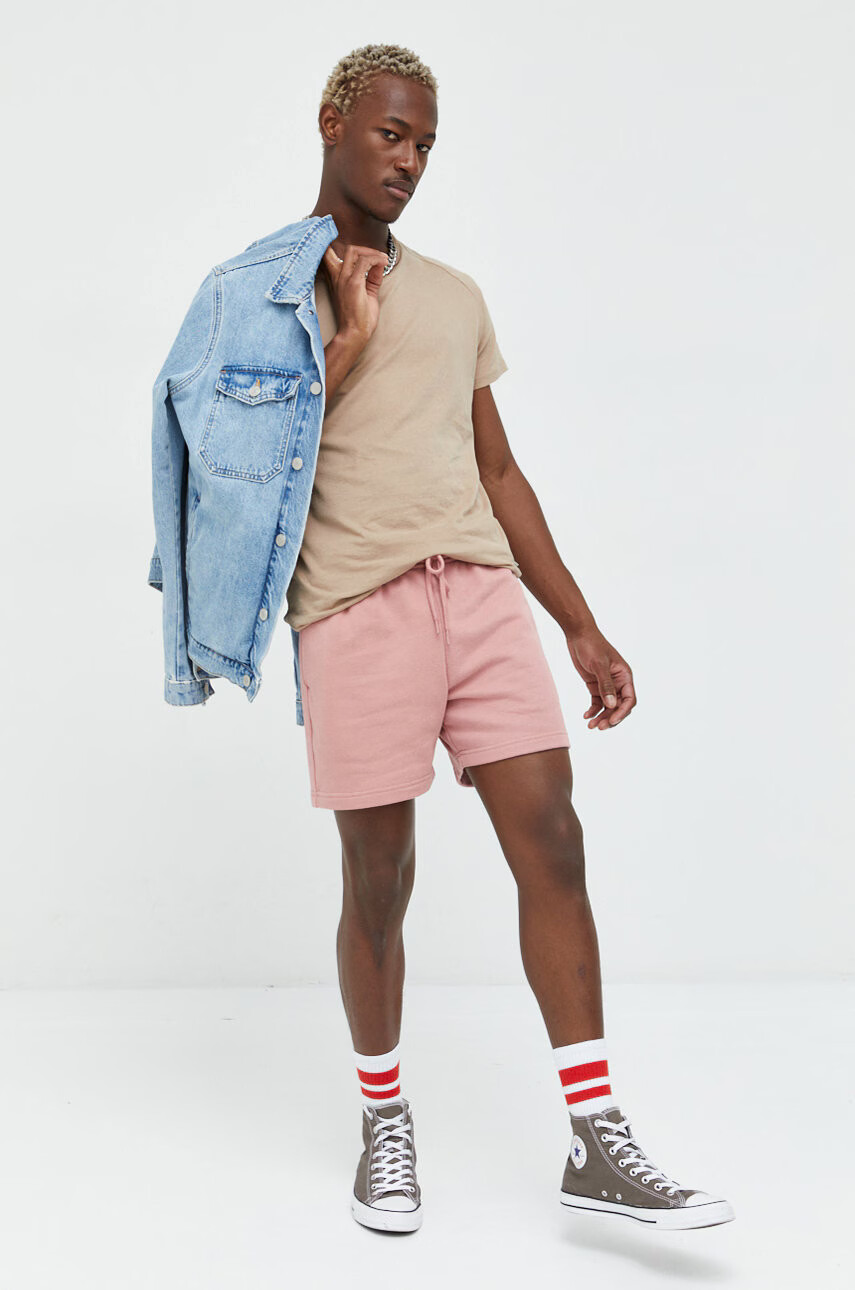 Hollister Co. Къси панталони в оранжево - Pepit.bg