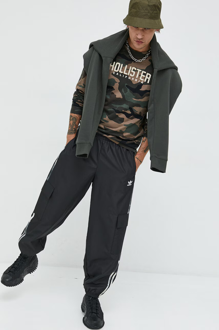 Hollister Co. Памучна блуза с дълги ръкави - Pepit.bg