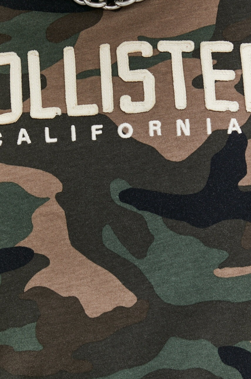 Hollister Co. Памучна блуза с дълги ръкави - Pepit.bg
