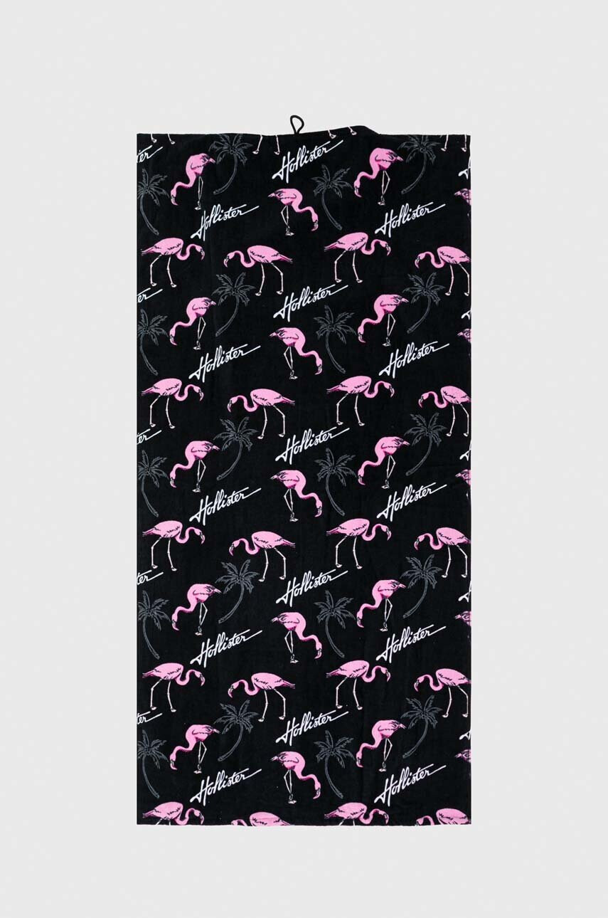 Hollister Co. Памучна кърпа в черно - Pepit.bg