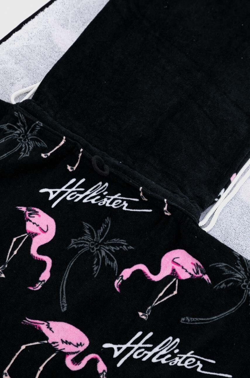 Hollister Co. Памучна кърпа в черно - Pepit.bg