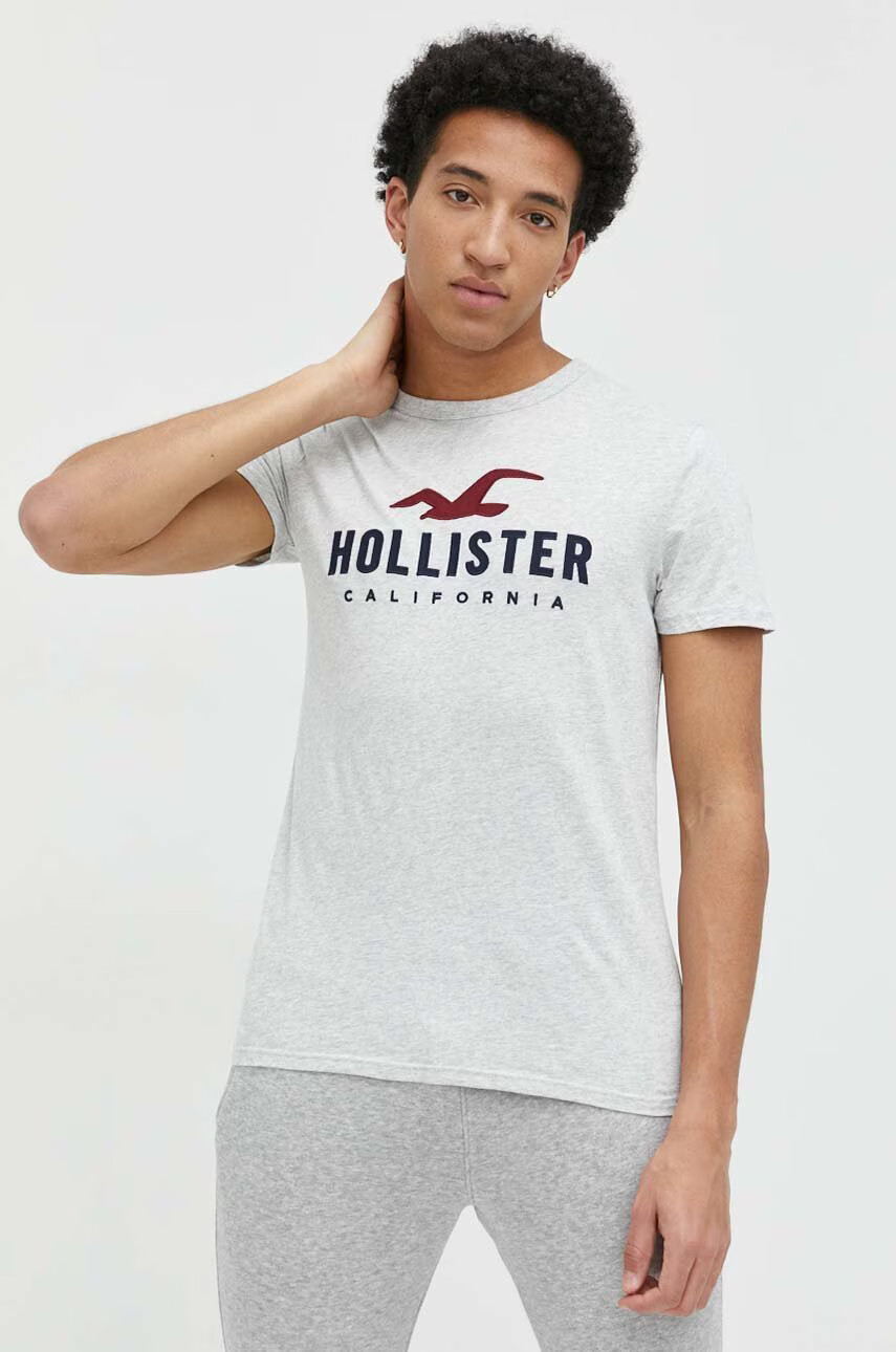 Hollister Co. Памучна тениска - Pepit.bg