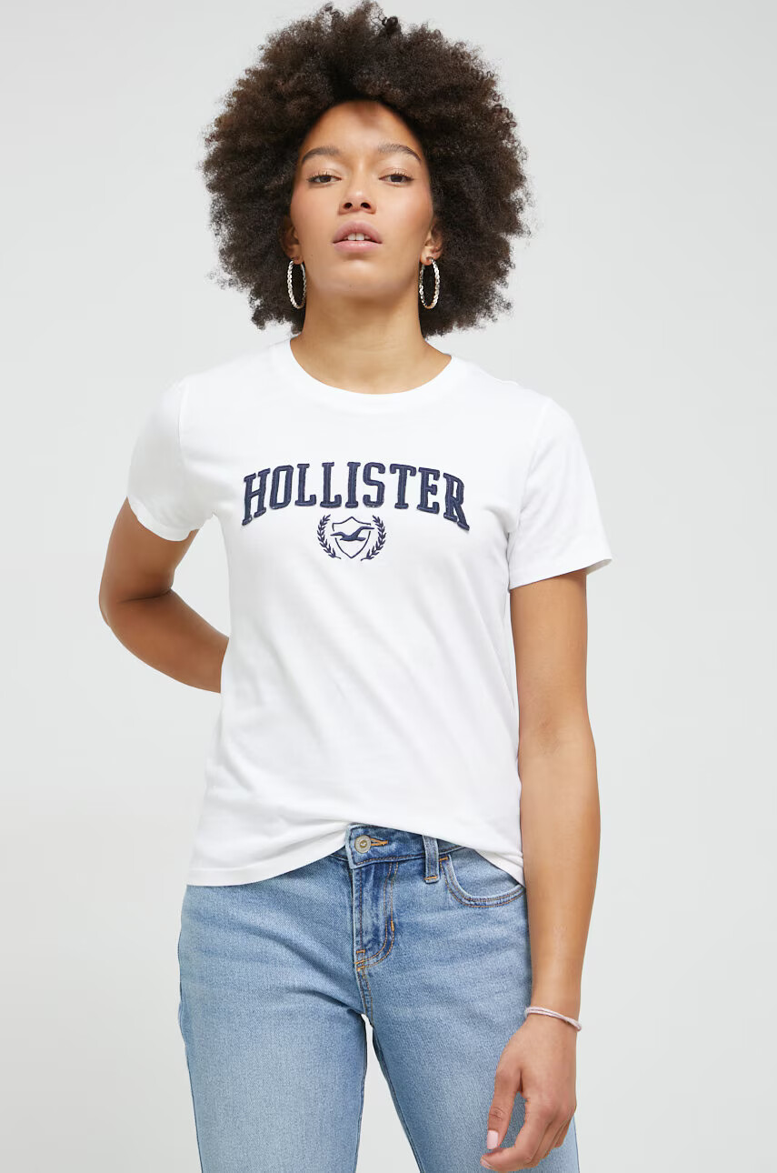 Hollister Co. Памучна тениска - Pepit.bg