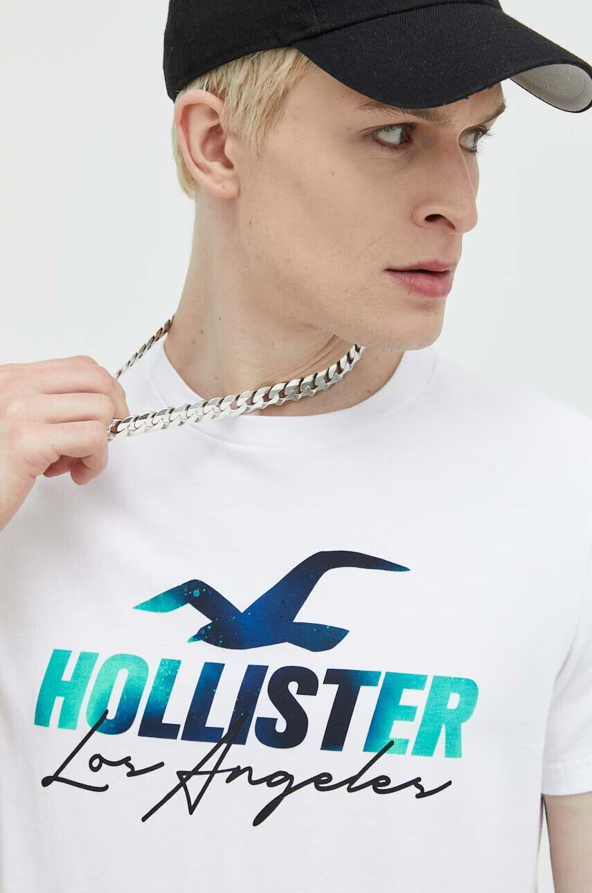 Hollister Co. Памучна тениска - Pepit.bg