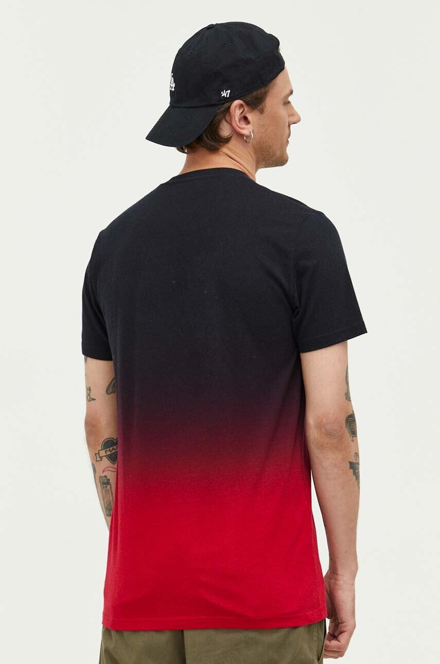 Hollister Co. Памучна тениска в черно с десен - Pepit.bg