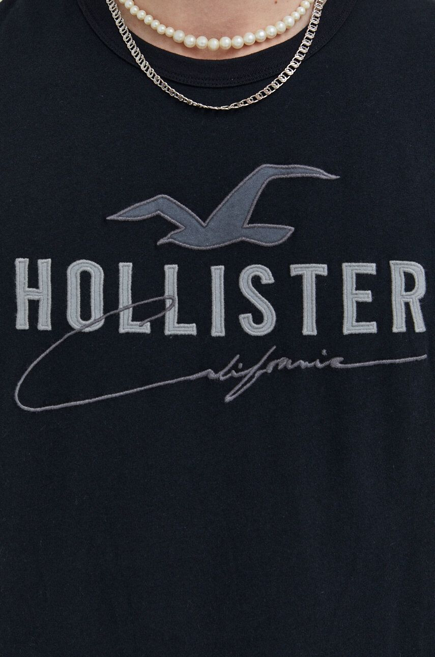 Hollister Co. Памучна тениска - Pepit.bg