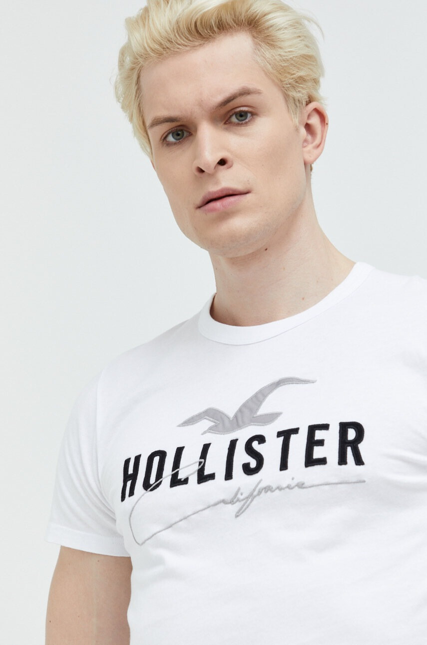Hollister Co. Памучна тениска - Pepit.bg