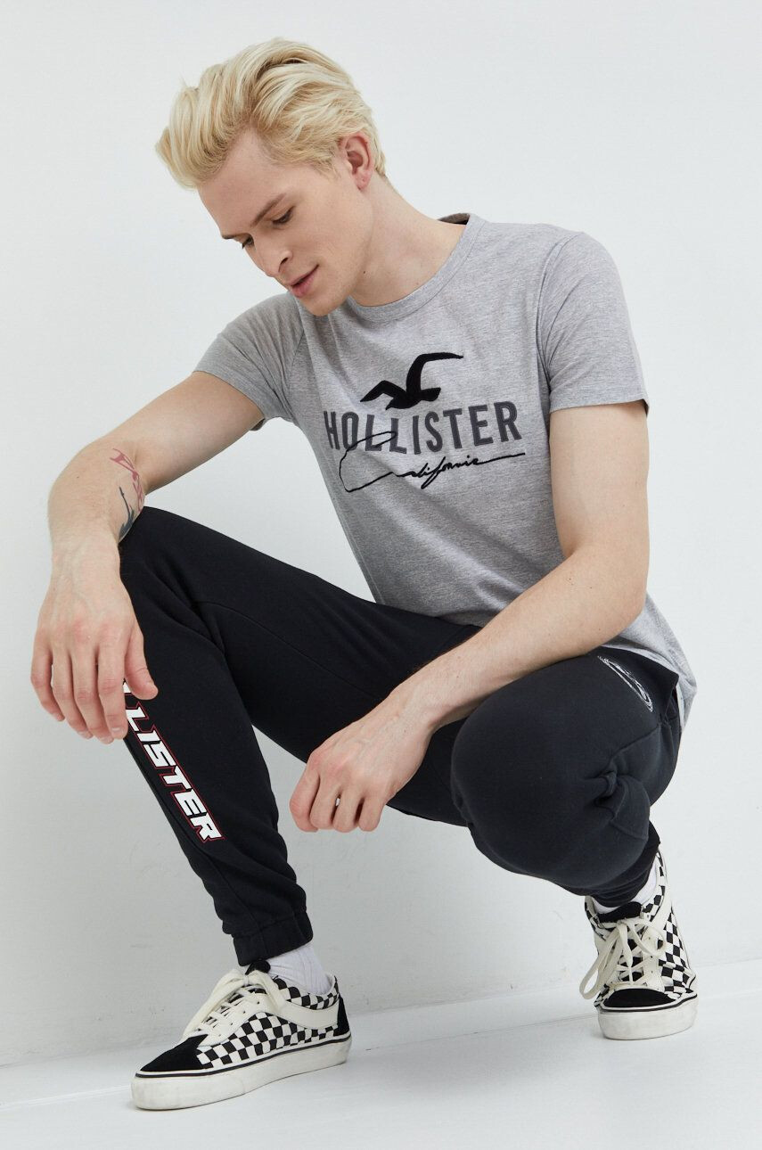 Hollister Co. Памучна тениска - Pepit.bg